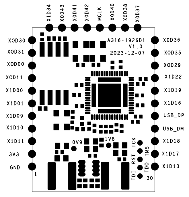 HF87611-VB1 Pin Diagram HF87611-VB1 Pin Diagram